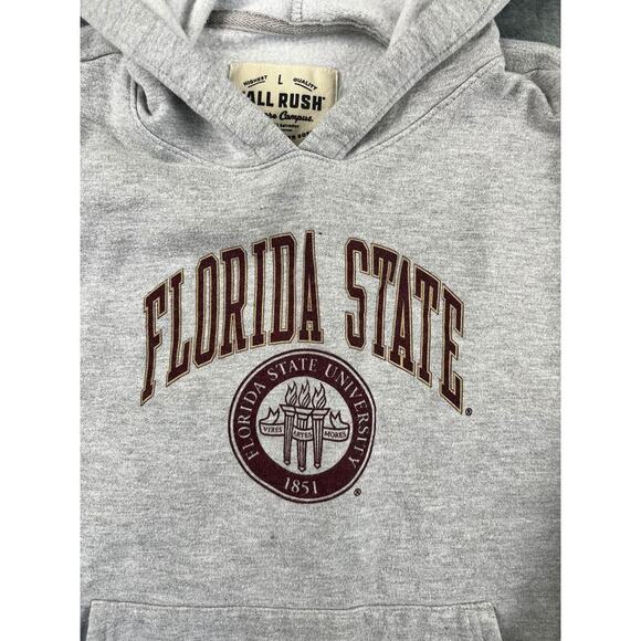 Fall Rush Women’s Large Gray Florida State Hoodie Excellent - Picture 2 of 10